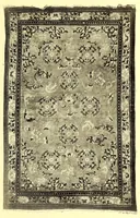 An illustration from Catalogue of Old Chinese Rugs, Brocades and Embroideries Bolts of Rare Silk and a few Decorative Paintings : Gathered in Peking by Frederick Moore of Peking and New York (1917)