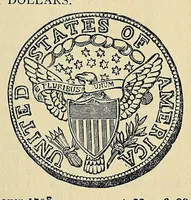 An illustration from Catalogue of old coins, stamps, curios (1890)