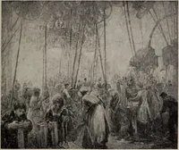 An illustration from Catalogue of pictures, sculpture, drawings, etchings and lithographs done by Canadian artists in Canada : under the authority of the Canadian War Memorials Fund and exhibited for the first time at the Art Gallery of Toronto, from October 18th to November 12th, 1919. (1919)