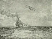 An illustration from Catalogue of pictures, sculpture, drawings, etchings and lithographs done by Canadian artists in Canada : under the authority of the Canadian War Memorials Fund and exhibited for the first time at the Art Gallery of Toronto, from October 18th to November 12th, 1919 (1919)