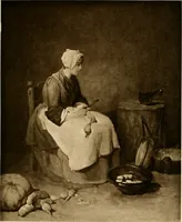 An illustration from A catalogue of the pictures and drawings in the National loan exhibition, in aid of National gallery funds, held in the Grafton Galleries, London (1909-1910) (1909)