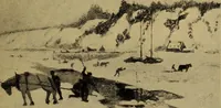 An illustration from Catalogue of pictures and sculpture given by Canadian artists in aid of the patriotic fund ... Toronto, December the thirtieth, nineteen-fourteen. (1914)