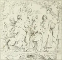 An illustration from A catalogue of the pictures at Grosvenor House, London : with etchings from the whole collection (1821)