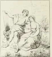 An illustration from A catalogue of the pictures at Grosvenor House, London : with etchings from the whole collection (1821)