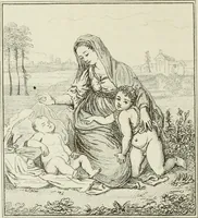 An illustration from A catalogue of the pictures at Grosvenor House, London : with etchings from the whole collection (1821)