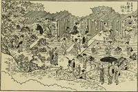 An illustration from Catalogue of prints and books, illustrating the history of engraving in Japan. Exhibited in 1888 (1888)