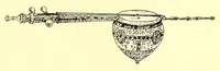 An illustration from Catalogue of rare and beautiful Greek, Egyptian, Byzantine and other glass, Persian and other pottery, old enamels, Sumptuous textiles and many other ancient objects of extraordinary interest : to be sold at unrestricted public sale by order of Dikran Khan Kelekian (1903)