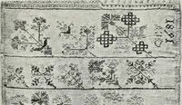 An illustration from Catalogue of samplers (1915)