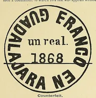 Picture 9 of 9 from Catalogue of the stamps, envelopes, wrappers and postal cards of Mexico : including the provisional issues of Campeche, Chiapas, Guadalajara, etc. (1895), leaf 97