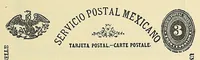 An illustration from Catalogue of the stamps, envelopes, wrappers and postal cards of Mexico : including the provisional issues of Campeche, Chiapas, Guadalajara, etc. (1895)