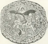 An illustration from Catalogue of textiles from burying-grounds in Egypt (1920)