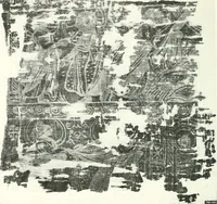 An illustration from Catalogue of textiles from burying-grounds in Egypt (1920)