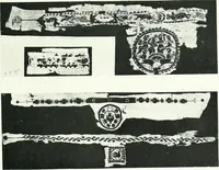 An illustration from Catalogue of textiles from burying-grounds in Egypt (1920)