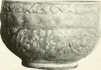 An illustration from Catalogue of an unique collection of Greek and Roman marbles, important gothic sculptures, primitive paintings, ceramics, tapestries and ancient rugs, including two monumental altars and a Greek iconostas, coming from historical collections and gathered in England, France, Austria, Italy and the Levant by a well-known European connoisseur during many years of discriminating collecting. The entire collection of 824 objects to be sold at public auction at the Anderson galleries ... New York city, on January twenty-sixth to twenty-ninth <1921> inclusive (1921)