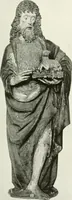 An illustration from Catalogue of an unique collection of Greek and Roman marbles, important gothic sculptures, primitive paintings, ceramics, tapestries and ancient rugs, including two monumental altars and a Greek iconostas, coming from historical collections and gathered in England, France, Austria, Italy and the Levant by a well-known European connoisseur during many years of discriminating collecting. The entire collection of 824 objects to be sold at public auction at the Anderson galleries ... New York city, on January twenty-sixth to twenty-ninth <1921> inclusive (1921)