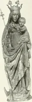 An illustration from Catalogue of an unique collection of Greek and Roman marbles, important gothic sculptures, primitive paintings, ceramics, tapestries and ancient rugs, including two monumental altars and a Greek iconostas, coming from historical collections and gathered in England, France, Austria, Italy and the Levant by a well-known European connoisseur during many years of discriminating collecting. The entire collection of 824 objects to be sold at public auction at the Anderson galleries ... New York city, on January twenty-sixth to twenty-ninth <1921> inclusive (1921)