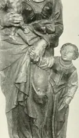 An illustration from Catalogue of an unique collection of Greek and Roman marbles, important gothic sculptures, primitive paintings, ceramics, tapestries and ancient rugs, including two monumental altars and a Greek iconostas, coming from historical collections and gathered in England, France, Austria, Italy and the Levant by a well-known European connoisseur during many years of discriminating collecting. The entire collection of 824 objects to be sold at public auction at the Anderson galleries ... New York city, on January twenty-sixth to twenty-ninth <1921> inclusive (1921)