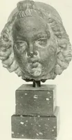 An illustration from Catalogue of an unique collection of Greek and Roman marbles, important gothic sculptures, primitive paintings, ceramics, tapestries and ancient rugs, including two monumental altars and a Greek iconostas, coming from historical collections and gathered in England, France, Austria, Italy and the Levant by a well-known European connoisseur during many years of discriminating collecting. The entire collection of 824 objects to be sold at public auction at the Anderson galleries ... New York city, on January twenty-sixth to twenty-ninth <1921> inclusive (1921)