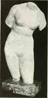 An illustration from Catalogue of an unique collection of Greek and Roman marbles, important gothic sculptures, primitive paintings, ceramics, tapestries and ancient rugs, including two monumental altars and a Greek iconostas, coming from historical collections and gathered in England, France, Austria, Italy and the Levant by a well-known European connoisseur during many years of discriminating collecting. The entire collection of 824 objects to be sold at public auction at the Anderson galleries ... New York city, on January twenty-sixth to twenty-ninth <1921> inclusive (1921)