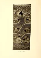 An illustration from Catalogue of Very Important Old Chinese Rugs and a Few Other Fare Works of Chinese Art Including Sculpture, Porcelains, Bronzes, Embroideries and Jewelry : From the collections of Frederick Moore of Peking, for several years a resident of China and John Kimberly Mumford of New York, author of "Oriental Rugs" (1916)