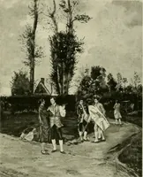 An illustration from Catalogue of works of art ... also views of the summer and winter homes (1884)