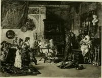 An illustration from Catalogue of works of art ... also views of the summer and winter homes (1884)
