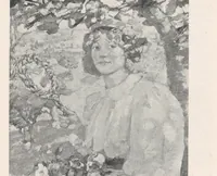An illustration from A catalogue of the pictures, drawings, prints and sculptures at the second exhibition of the International society of sculptors, painters, & gravers : held at Knightsbridge May-July 1899 (1899)