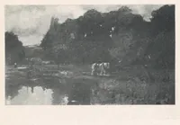 An illustration from A catalogue of the pictures, drawings, prints and sculpture at the third exhibition of the International Society of Sculptors, Painters & Gravers, held in the galleries, 191 Piccadilly, October 7th to December 10th, 1901 (1901)
