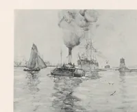 An illustration from A catalogue of the pictures, drawings, prints and sculptures at the second exhibition of the International Society of Sculptors, Painters, & Gravers held at Knightsbridge May-July 1899 (1899)