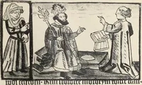 An illustration from Catalogue raisonné des premières impressions de Mayence (1445-1467) : avec une plance en phototypie (1911)