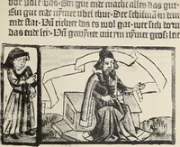 An illustration from Catalogue raisonné des premières impressions de Mayence (1445-1467) : avec une plance en phototypie (1911)