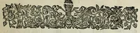 An illustration from A catalogue and succession of the kings, princes, dukes, marquesses, earles, and viscounts of this realme of England, since the Norman conquest, to this present yeare, 1619 : together, with their armes, wiues, and children : the times of their deaths and burials, with many their memorable actions (1619)