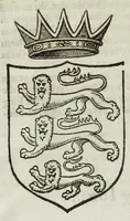 Picture 2 of 12 from A catalogue and succession of the kings, princes, dukes, marquesses, earles, and viscounts of this realme of England, since the Norman conquest, to this present yeare, 1619 : together, with their armes, wiues, and children : the times of their deaths and burials, with many their memorable actions (1619), leaf 24
