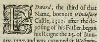 An illustration from A catalogue and succession of the kings, princes, dukes, marquesses, earles, and viscounts of this realme of England, since the Norman conquest, to this present yeare, 1619 : together, with their armes, wiues, and children : the times of their deaths and burials, with many their memorable actions (1619)