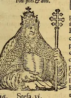 Picture 39 of 43 from Catalogus annorum et principum siue monarcharum mundi geminus plerisque in locis obscurioribus illustratus & in caelebrioribus locupletatus at[que] à mendis, recognitione diligenti repurgatus, : cum accessione multorum aliorum quae in priori aeditione non continebantur, quemadmodum suis locis toto libro uidere licebit, ab homine condito, us[que] in praesentem, à nato Christo, millesimum quingentesimum & quinquagesimum annum deductus & continuatus, (1550), leaf 159