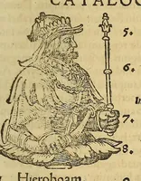 Picture 19 of 43 from Catalogus annorum et principum siue monarcharum mundi geminus plerisque in locis obscurioribus illustratus & in caelebrioribus locupletatus at[que] à mendis, recognitione diligenti repurgatus, : cum accessione multorum aliorum quae in priori aeditione non continebantur, quemadmodum suis locis toto libro uidere licebit, ab homine condito, us[que] in praesentem, à nato Christo, millesimum quingentesimum & quinquagesimum annum deductus & continuatus, (1550), leaf 49