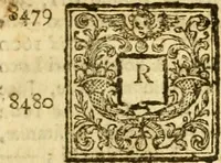 An illustration from Catalogus bibliothecae Harleianae, in locos communes distributus cum indice auctorum (1743)