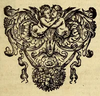 An illustration from Catalogus librorum bibliothecæ Raphaelis Tricheti du Fresne (1662)