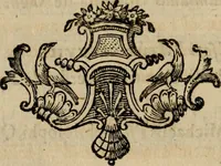 An illustration from Catalogus manuscriptorum codicum Collegii Claromontani : quem excipit catalogus mssrum. domûs professae Parisiensis (1764)