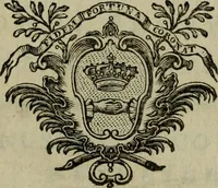An illustration from Catalogus manuscriptorum codicum Collegii Claromontani : quem excipit catalogus mssrum. domûs professae Parisiensis (1764)