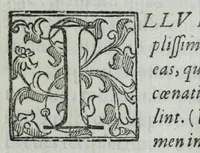Picture 2 of 3 from Catalogus sanctorum Italiae in menses duodecim distributus : in quo vitae illorum ex particularium ecclesiarum monumentis compendio describuntur : adiectis vbique scholijs, notisq[ue] perbreuibus : in quibus saepenumero ambiguitates & errores circa tempus pre·sertim, ac historiae veritatem contingentes deteguntur (1613), leaf 9