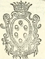 An illustration from Catalogus sanctorum et beatorum totius ordinis Camaldulensis : in quo etiam religionis initium, & viri dignitate atq[ue] virtutibus clari describuntur (1606)