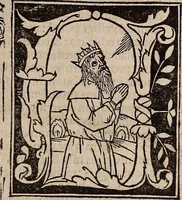 An illustration from Catalogus sanctorum [et] gestorum eoru[m] ex diuersis voluminibus collectus: editus a reuere[n]dissimo in [Christo] patre domino Petro de natalibus de venetijs dei gratia e[pisco]po Equilino (1506)