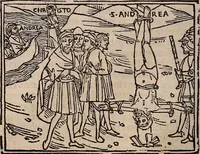 Picture 14 of 243 from Catalogus sanctorum [et] gestorum eoru[m] ex diuersis voluminibus collectus: editus a reuere[n]dissimo in [Christo] patre domino Petro de natalibus de venetijs dei gratia e[pisco]po Equilino (1506), leaf 17