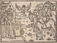 Picture 145 of 243 from Catalogus sanctorum [et] gestorum eoru[m] ex diuersis voluminibus collectus: editus a reuere[n]dissimo in [Christo] patre domino Petro de natalibus de venetijs dei gratia e[pisco]po Equilino (1506), leaf 277