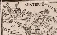 Picture 229 of 243 from Catalogus sanctorum [et] gestorum eoru[m] ex diuersis voluminibus collectus: editus a reuere[n]dissimo in [Christo] patre domino Petro de natalibus de venetijs dei gratia e[pisco]po Equilino (1506), leaf 487