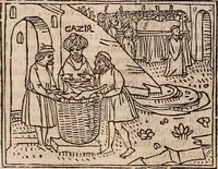 Picture 64 of 243 from Catalogus sanctorum [et] gestorum eoru[m] ex diuersis voluminibus collectus: editus a reuere[n]dissimo in [Christo] patre domino Petro de natalibus de venetijs dei gratia e[pisco]po Equilino (1506), leaf 99