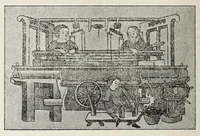 An illustration from Catalogus van de textiele kunst : weefsels, gobelins, tapijten, borduurwerk, in het Nederlandsch Museum voor Geschiedenis en Kunst te Amsterdam (1903)