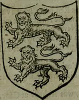 An illustration from A catalogve and succession of the kings, princes, dukes, marquesses, earles, and viscounts of this realme of England, since the Norman conquest, to this present yeere 1622. Together with their armes, wiues, and children; the times of their deaths and burials, with many of their memorable actions (1622)