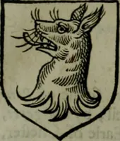 An illustration from A catalogve and succession of the kings, princes, dukes, marquesses, earles, and viscounts of this realme of England, since the Norman conquest, to this present yeere 1622. Together with their armes, wiues, and children; the times of their deaths and burials, with many of their memorable actions (1622)
